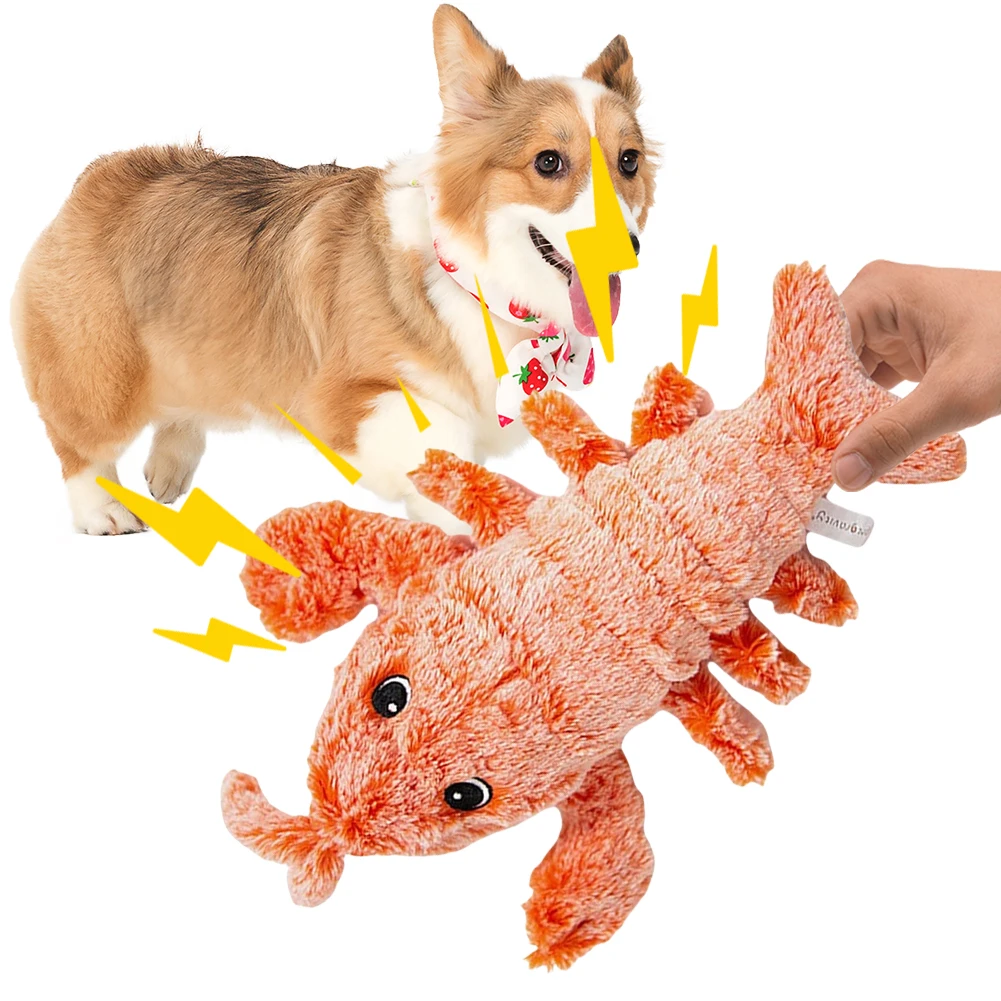 Wiggly Lobster Dog Toy Floppy Lobster Interactive Dog Toy Interactive Dog Toys To Keep Them Busy for Medium Dogs Teething