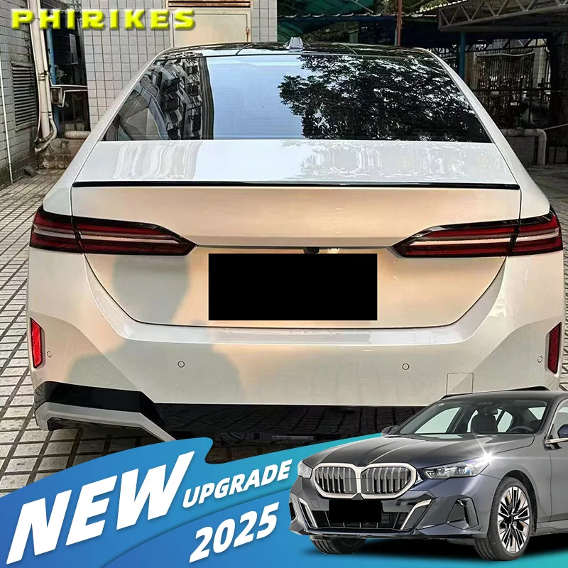 

For BMW New 5 Series G60 i5 2024+ 520i 525i 528i 530i 535i Rear Spoiler Bodykits Tuning M4 Style Gloss Black Rear Spoiler Wing