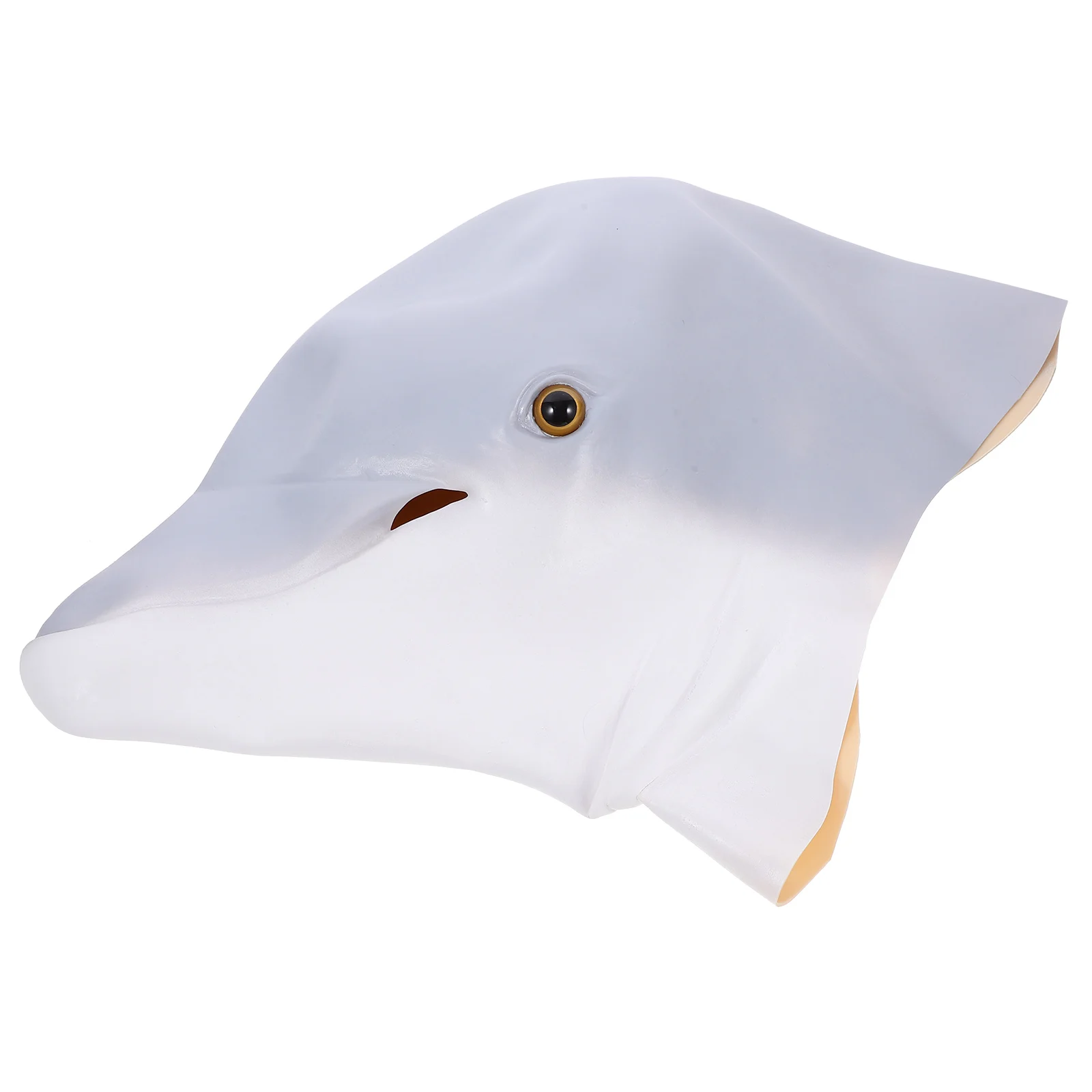 1 pz maschera da delfino costume di Halloween copricapo spaventoso oggetti di scena per feste uomo donna cosplay carnevale festival danza mascherata silicone