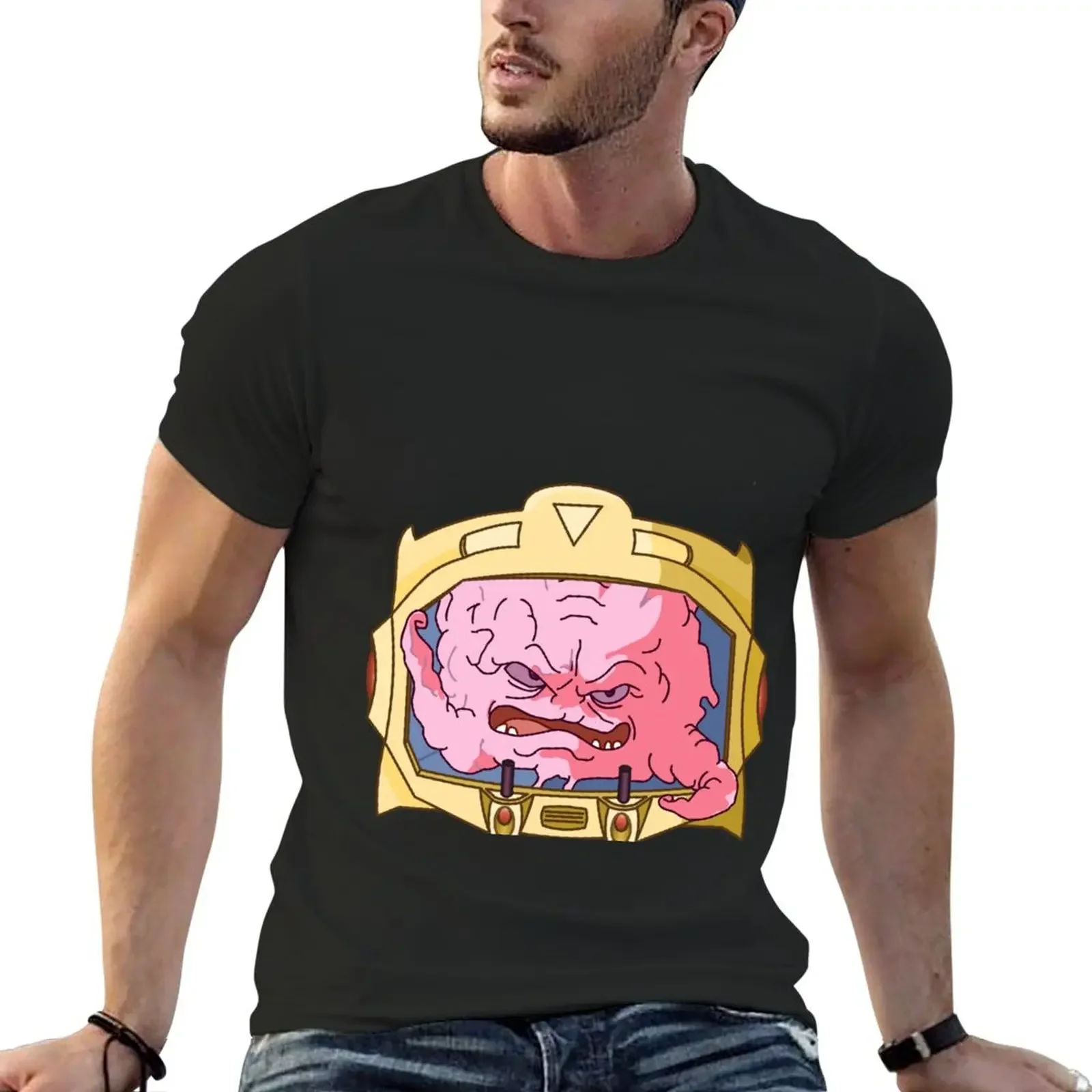 New krang T-Shirt man clothes tees Short t-shirt shirts graphic tees mens vintage t shirts