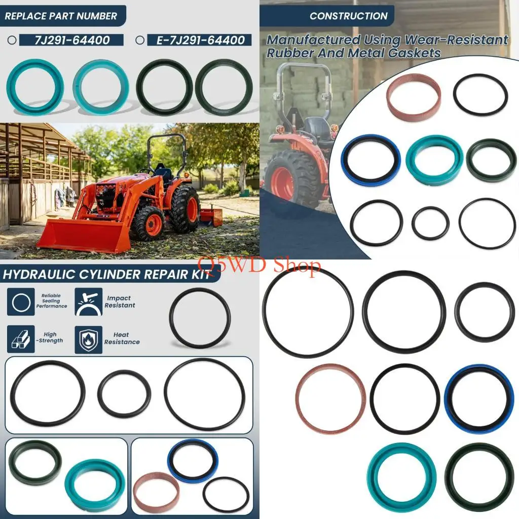 Q5WD Rubber Cylinder Seal For Kubota L39 L4330DT L4630DT L5030GST 7J268-64400