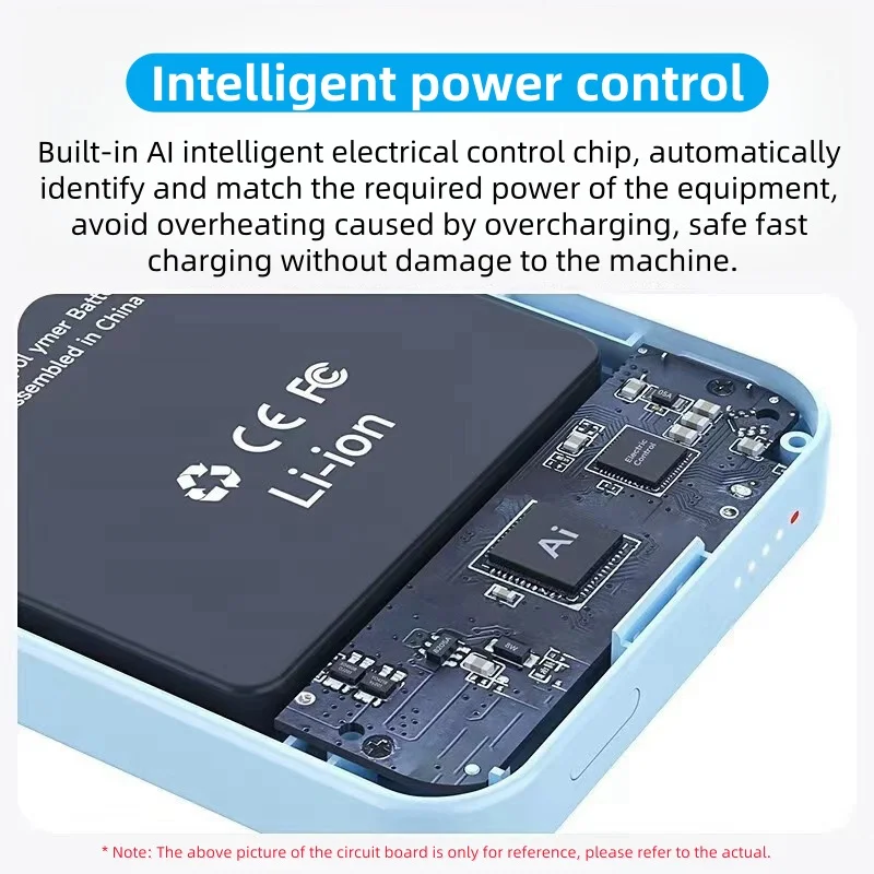 Magnetic folding stand power bank, portable, wireless, super fast charging, portable power bank, durable and full capacity