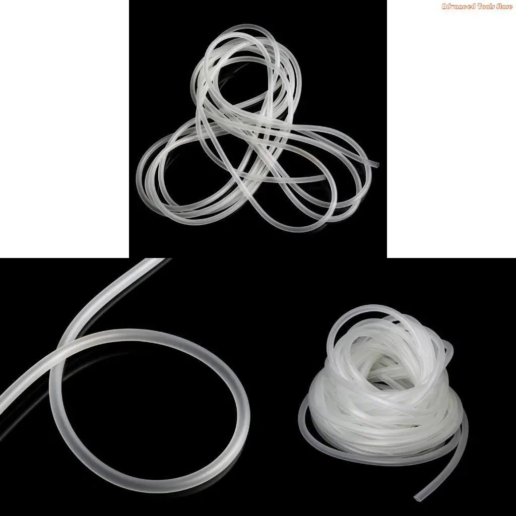 1/5/10m Clear Aquarium PVC Tube Air Pump Oxygen Tubing For Fish for Tank 4/6mm W91B