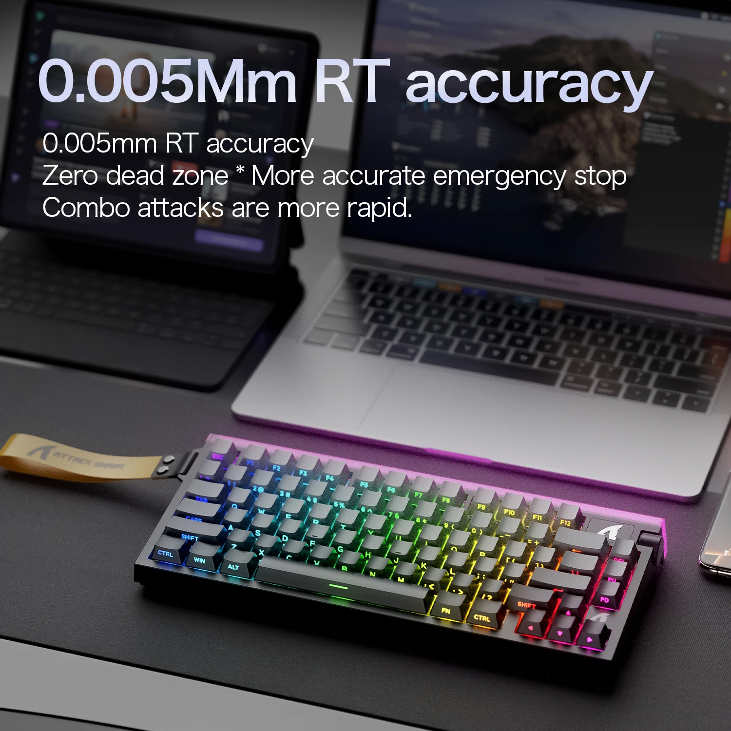 ACE60 Pro MCHOSE ACE68 Magnetic Keyboard Wired Mechanical for Gaming 0.01mm RapidTrigg 8000Hz SOCD/Rs 0.125ms 128K Sampling Rate