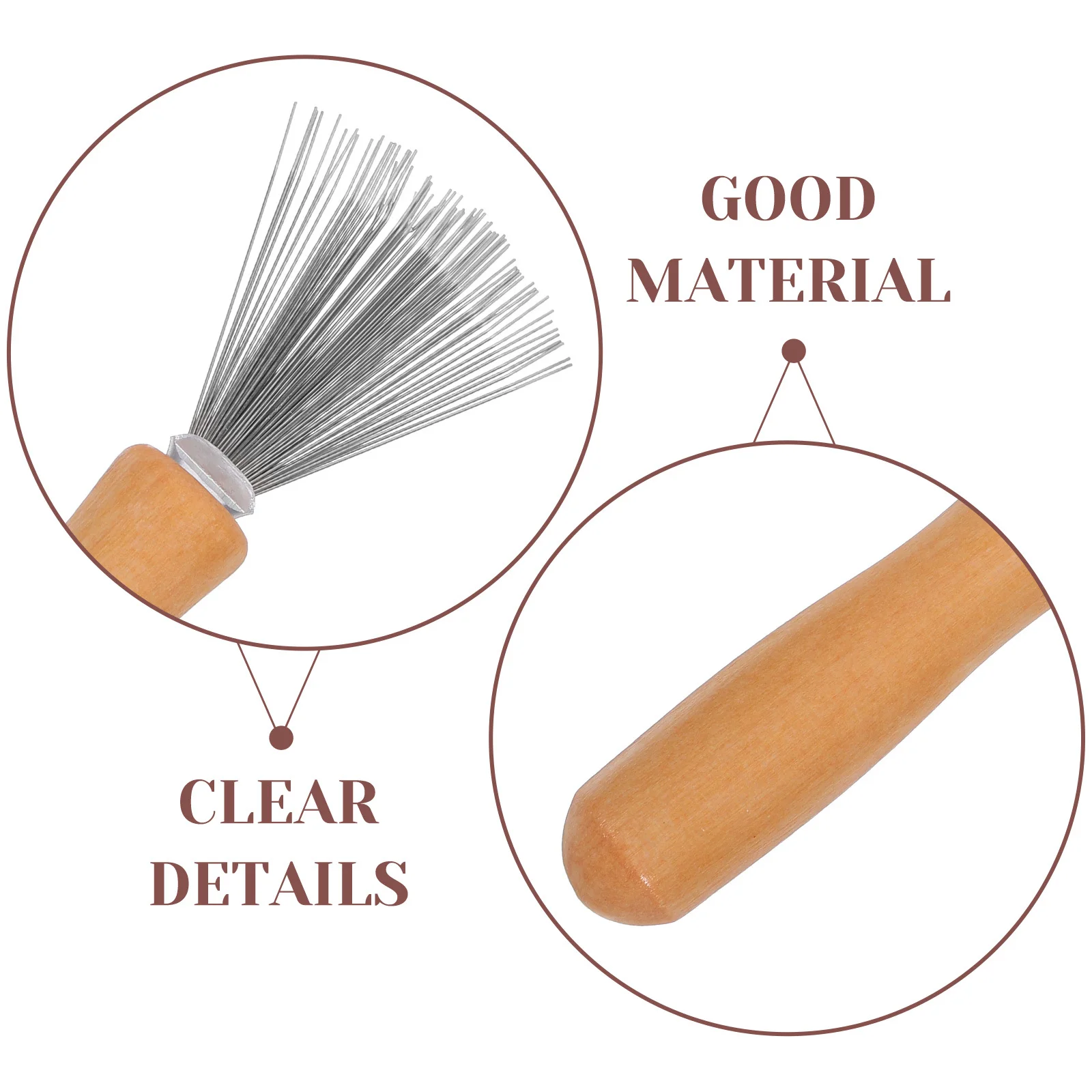 4 قطع من مشط تنظيف الشعر، إزالة سريعة وإجمالي للشعر المدمج، عملي ومريح للاستخدام اليومي #4