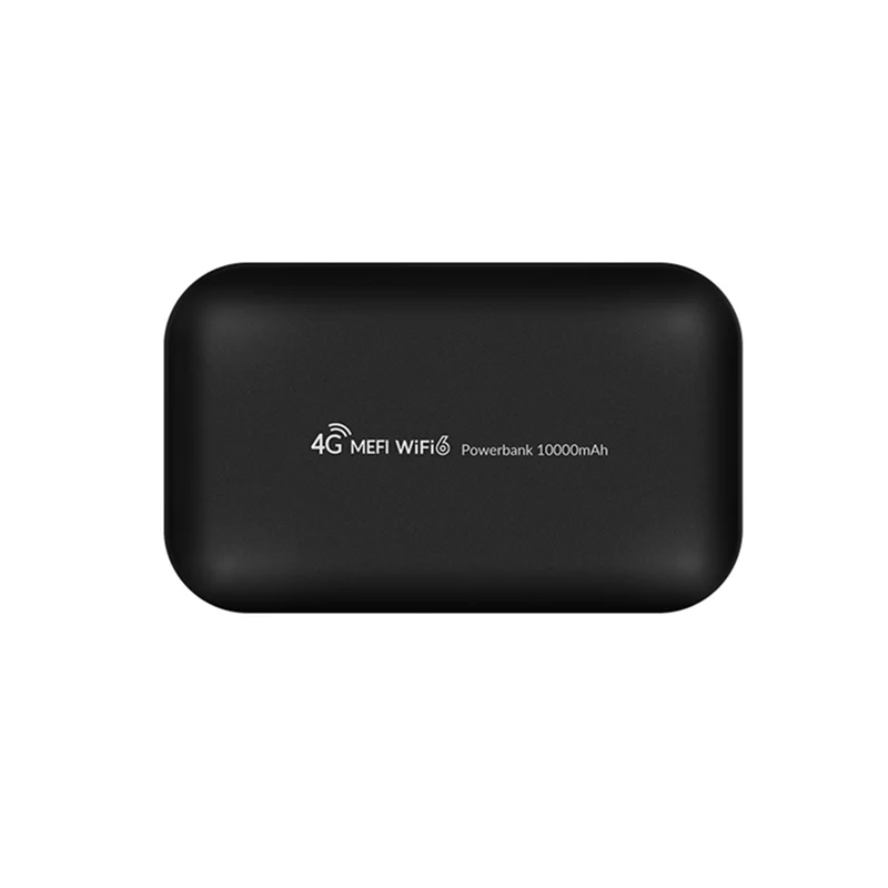 Stylish-Power Bank 4G LTE Wifi6 Router 10000Mah Capacity Type-C External Charging Mobile Wifi Hotspot Wifi Router