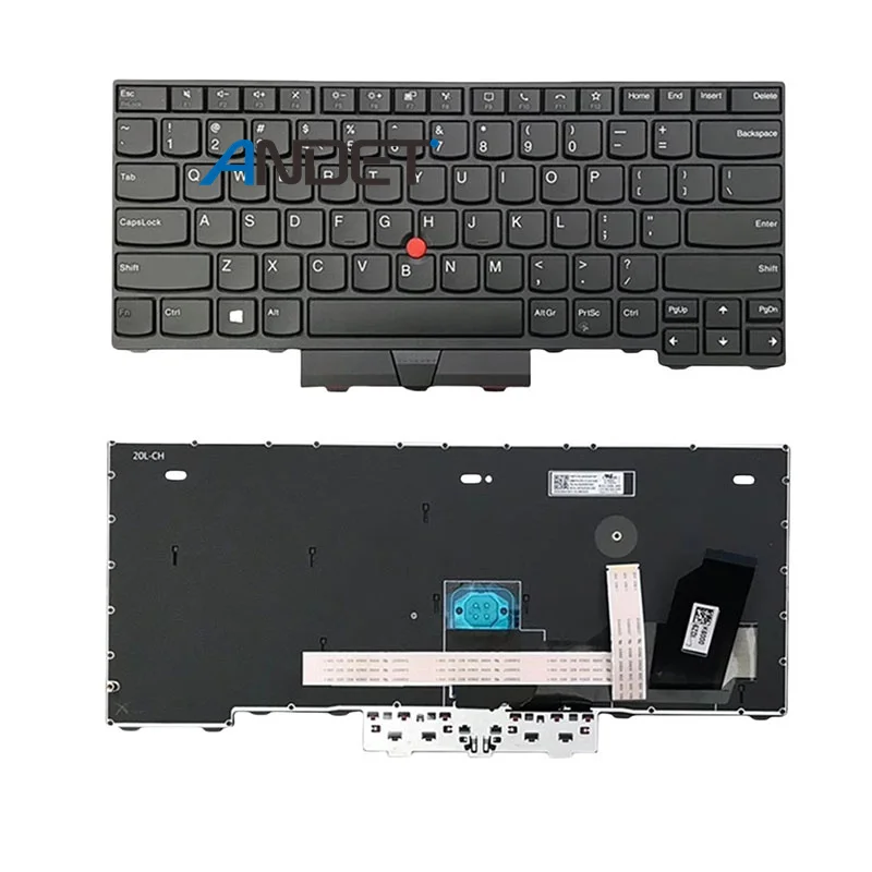 

Новая клавиатура для ноутбука Lenovo Thinkpad L14 L14 Gen1 Gen2 TP00120E, черная, английская, американская, с подсветкой, аксессуары для ноутбуков