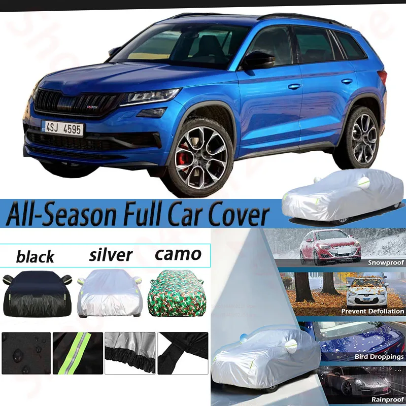 

Waterproof Car Covers SUV Outdoor Anti-UV Sun Rain Snow Dust Prevent Cover For Skoda Kodiaq 2017-2025