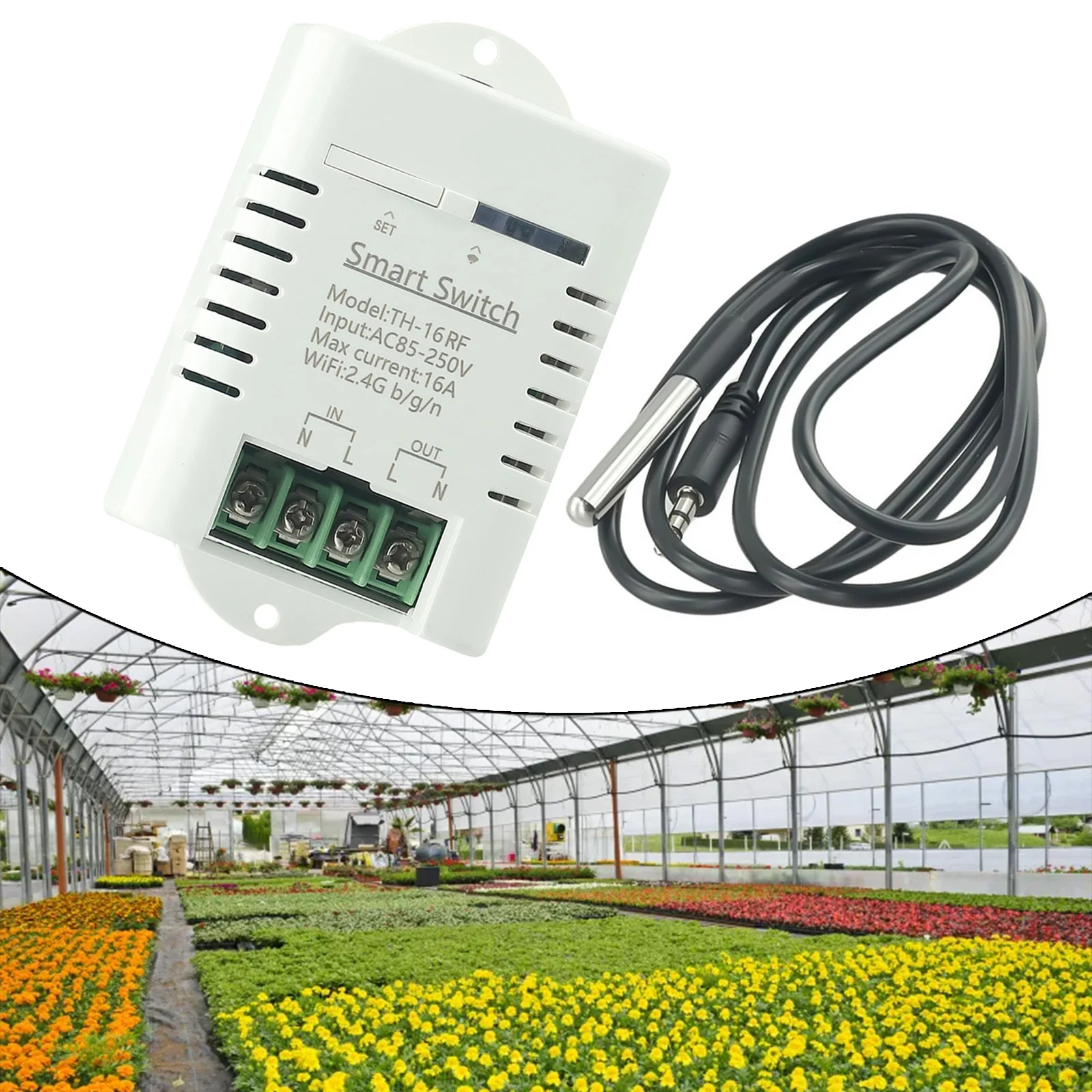 

Tuya WiFi Wireless Temperature Module-Sensor APP Control Remote ON/OFF Control Share Control Mobile-APP / Life