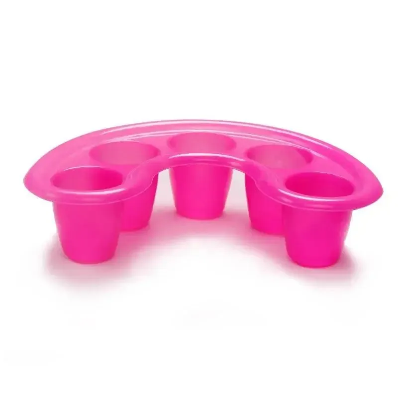 1/2pcs Nail Polish Remover Tray Set Non-Toxic Nail Art Dip Bowl, Unscented Manicure Hand Wash Remover Tools for DIY Nail Bath