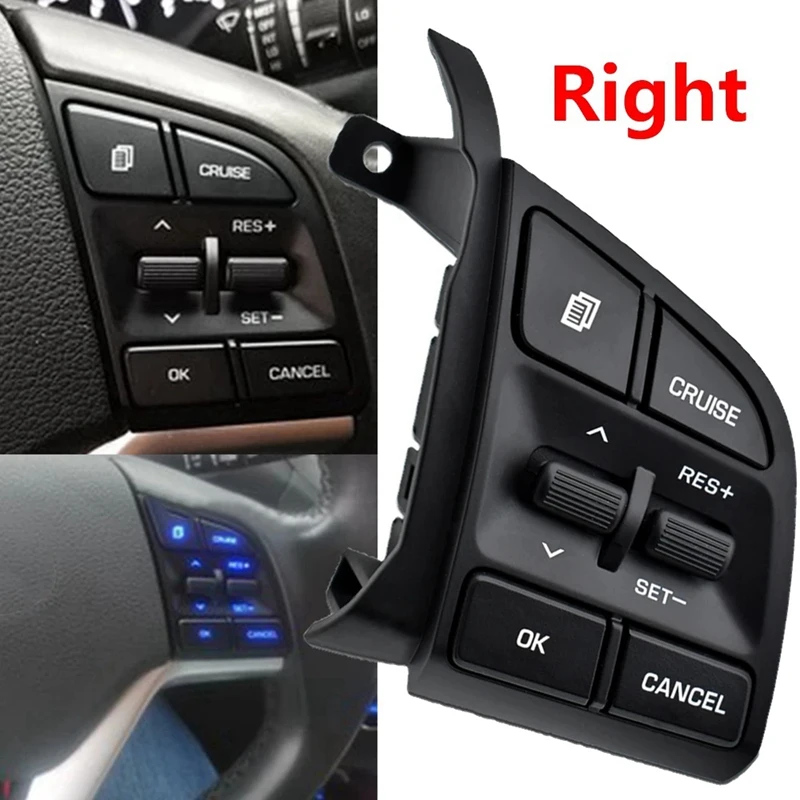 Car Steering Wheel Cruise Control Buttons Remote Volume Button Switches For Hyundai Tucson 2015-2019 96710D3500