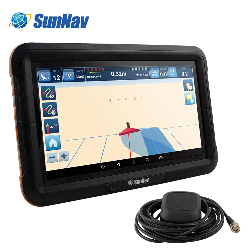 

Agricultural Machinery AG70 Guidance System for Tractor 7 Inches Large Android Touch Screen Precision Agriculture SBAS