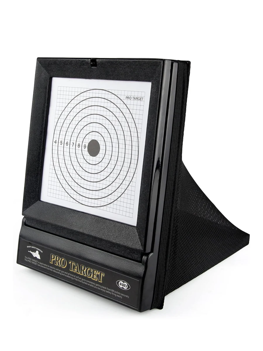 Protable BB Bullet Target Zeroing Set Airsoft Paper Target With Net Catcher for Indoor/Outdoor - view 2