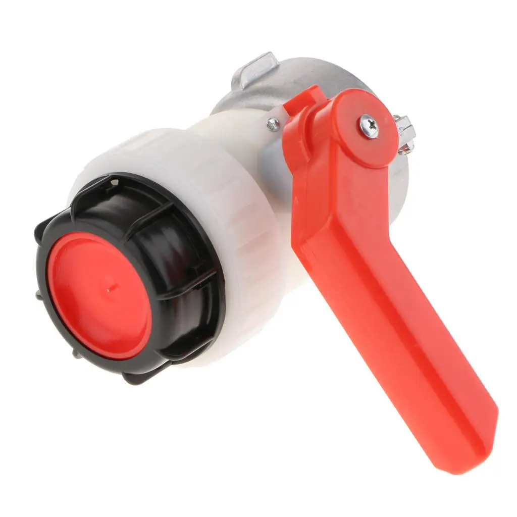 Water Tank Hose Connector High Strength IBC Tote Valve 2 Inch Inlet for Spray Panel and Chemical Process