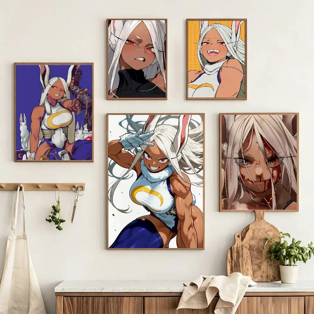 M-Mirko My Hero Academia Poster HD Self Adhesive Waterproof Wall Art Ideal for Home Office Dorm Gift Customizable