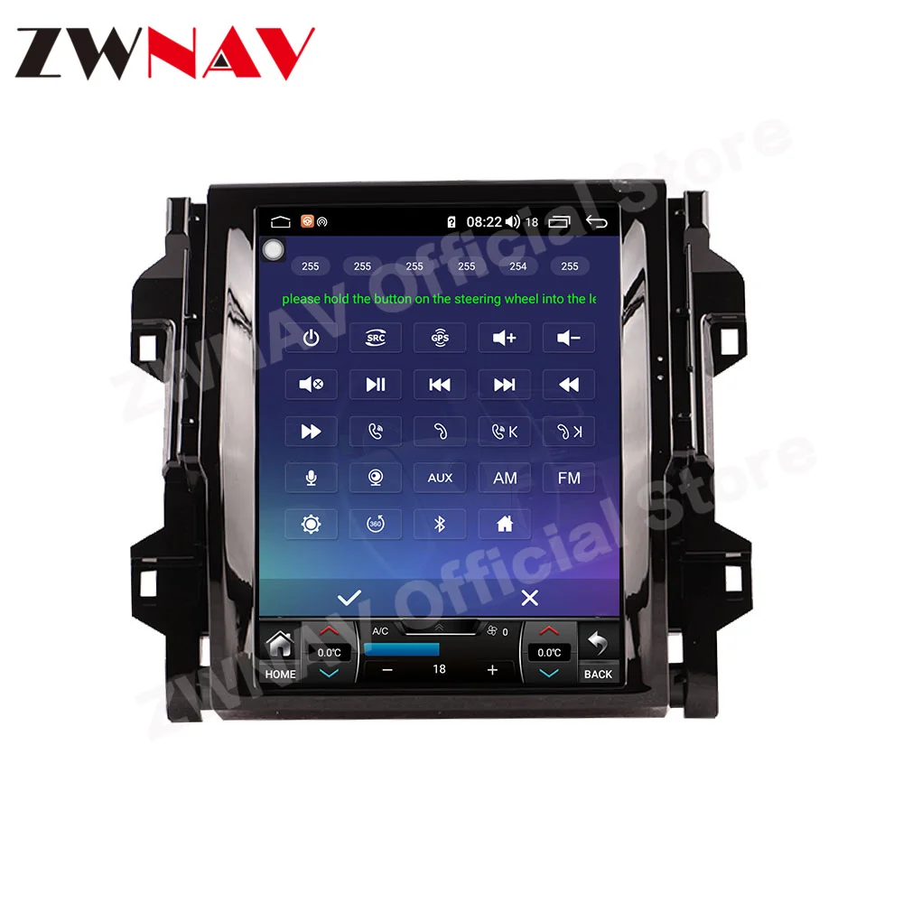 For TOYOTA Fortuner 2018 2019 2020 Carplay Screen Android 13 Car Multimedia Player GPS Navigation Carplay Auto Stereo Head Unit