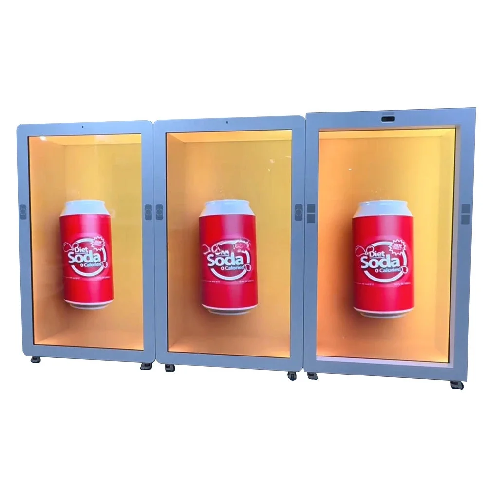 Transparante Interactieve 3d Hologram Doos Voor Reclame Of Tentoonstelling Showcase Met Lcd-Display Ingebouwde Ai Digitale Persoon