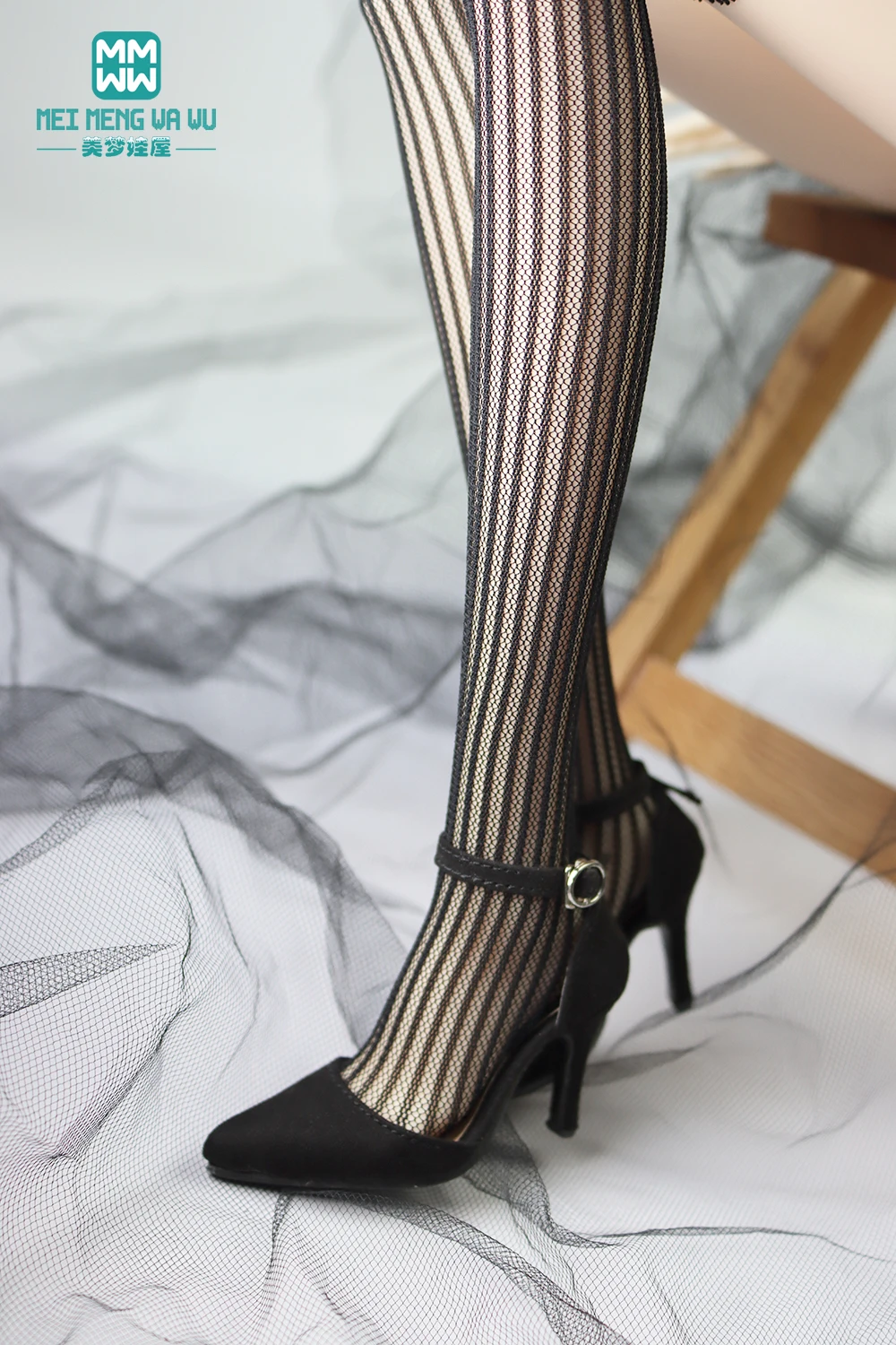 BJD-Puppensocken, modische Netzsocken, passend für 1/3 BJD DD SD Spielzeugzubehör – Detail 2