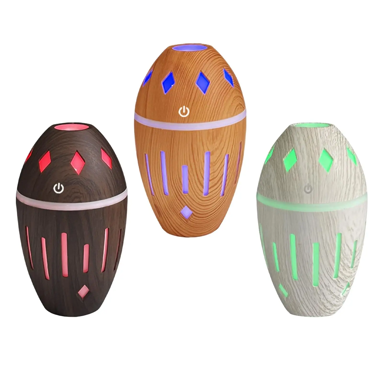 مرطب هواء بارد، مرطب هواء محمول صامت من الخشب المحمول لغرفة المعيشة في الحضانة على الطاولة