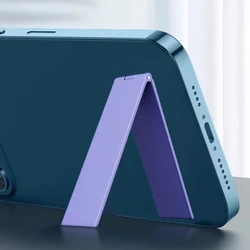 New Ultra Thin Mobile Phone Holder Universal Metal Desktop Cellphone Compact Stand Foldable Bracket Kickstand for iPhone Xiaomi