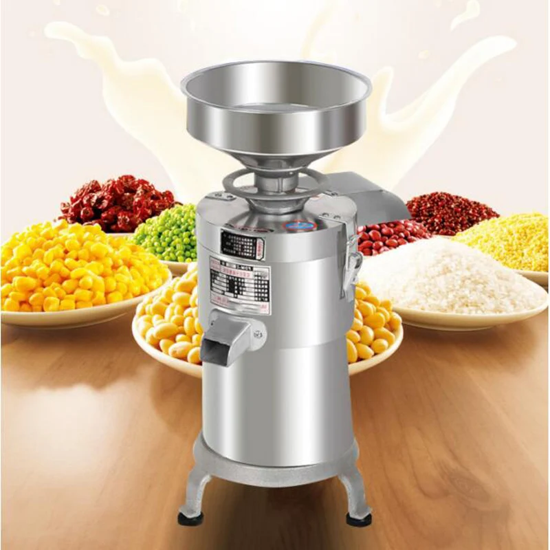 Large Capacity Automatic Tofu Maker Commercial Use, Fresh Ground Soy Milk Grinder With High Power Independent Slurry Residue Sep