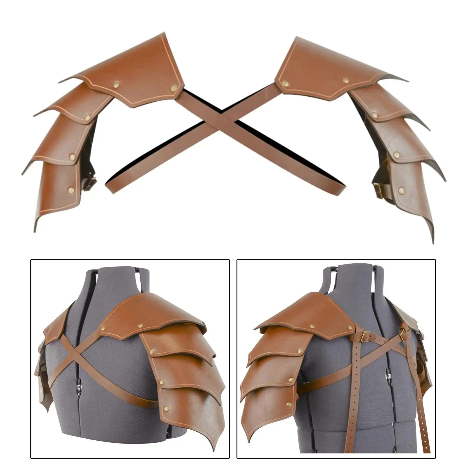 

Medieval Shoulder Pauldron Knight Pirates Gothic Steampunk Shoulder Armors