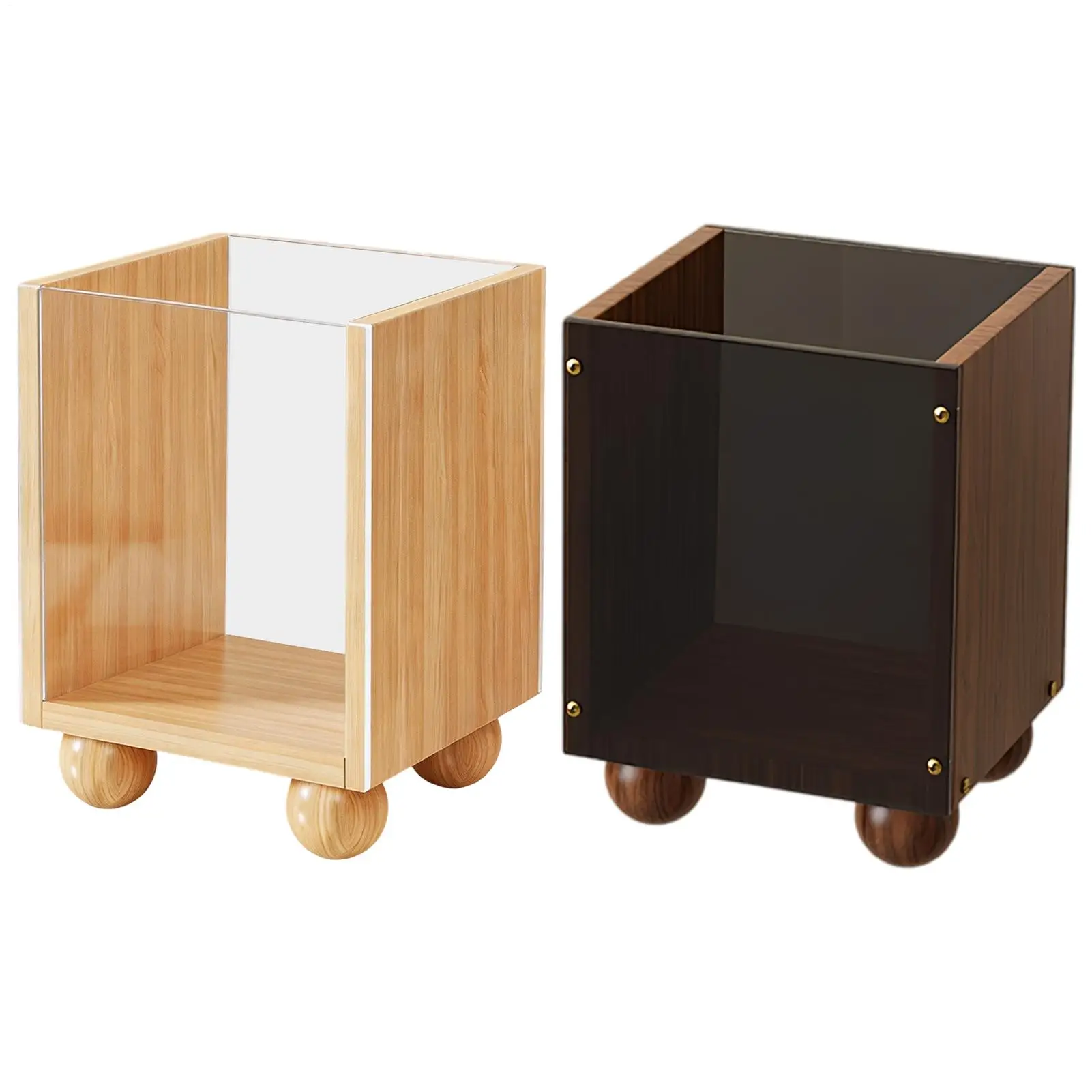 Pen Holder Wooden Large Capacity Desktop Storage Shelf Case Desk Organizer for Classroom School Teacher College Dorm Home