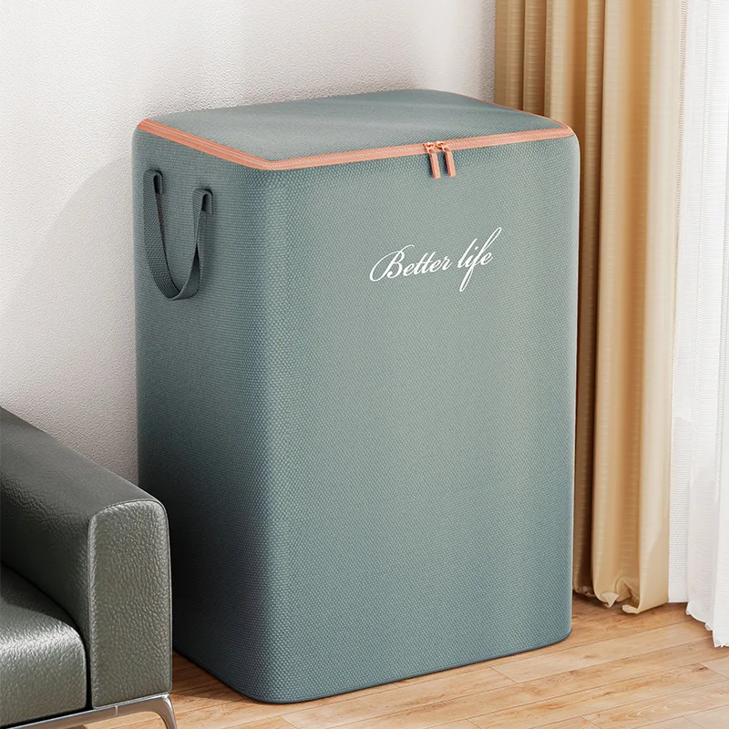 

Oxford Cloth Quilt Storage Box Dustproof Organizer Non-Woven Wardrobe Space Saving Wear-resistant Moisture-proof Storage Bags