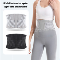 Waist Support Lumbar Back Belt Weightlifting Belt Lumbar Spine Strap Gym Equipment Accessories Back Waist Protector Medical 1pc