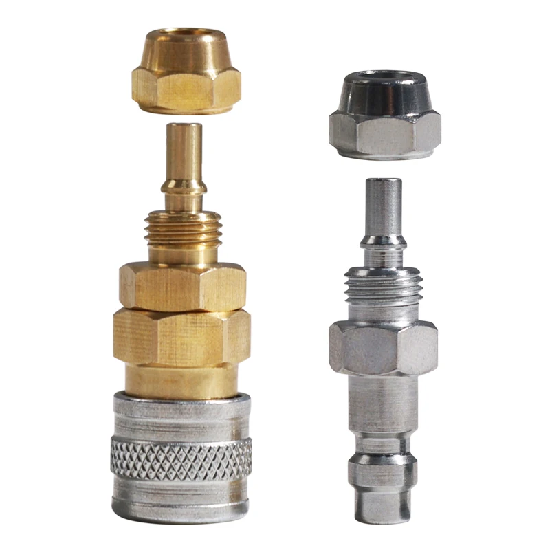 HPA 8MM Quick Disconnect Male/Female Quick Release For Hoses Gas Filling Adapter Refill Coupler Pneumatic Nipple Fittings