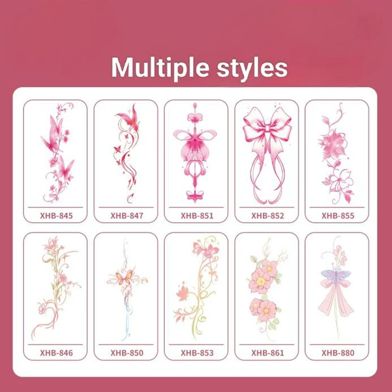 

Dopamine Colorful Butterfly Tattoos Beautiful Long-lasting Waterproof Semi-permanent Arm Refreshing Cool Body Individuality