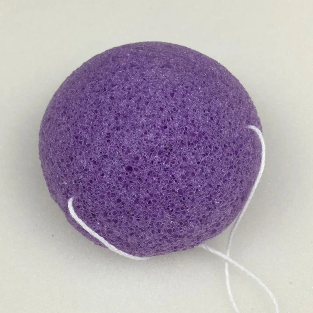 3 قطعة إسفنجة لطيفة لغسل الوجه، إسفنجة تنظيف مستديرة للوجه للعناية بالبشرة، إزالة الرؤوس السوداء، تقشير يومي #5