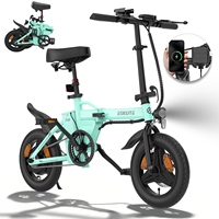 ESKUTE F100 folding Electric Bike 250W Motor 36V 9AH battery for adults Electric Bicycle 14 inch Tire city E-Bike