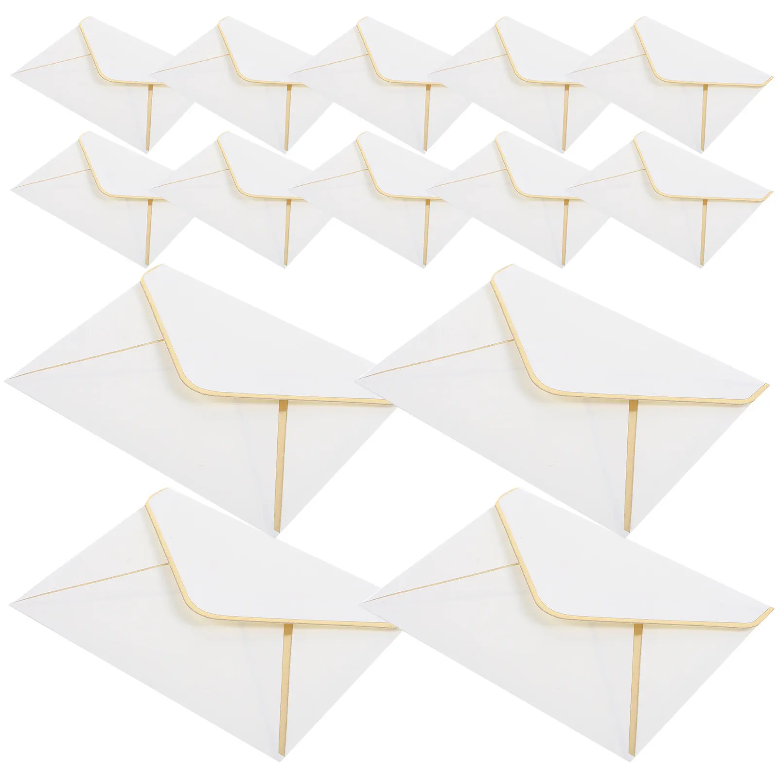 

24 шт. пустых свадебных конвертов, элегантные компактные конверты для благодарственных открыток, поздравительных открыток, праздничных аксессуаров