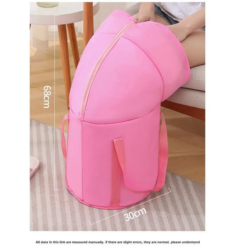 Foldable Foot Soaking Bag Household Portable Thermal Insulation Foot Bath Over Knee Foot Soaking Bucket Constant  Over Calf