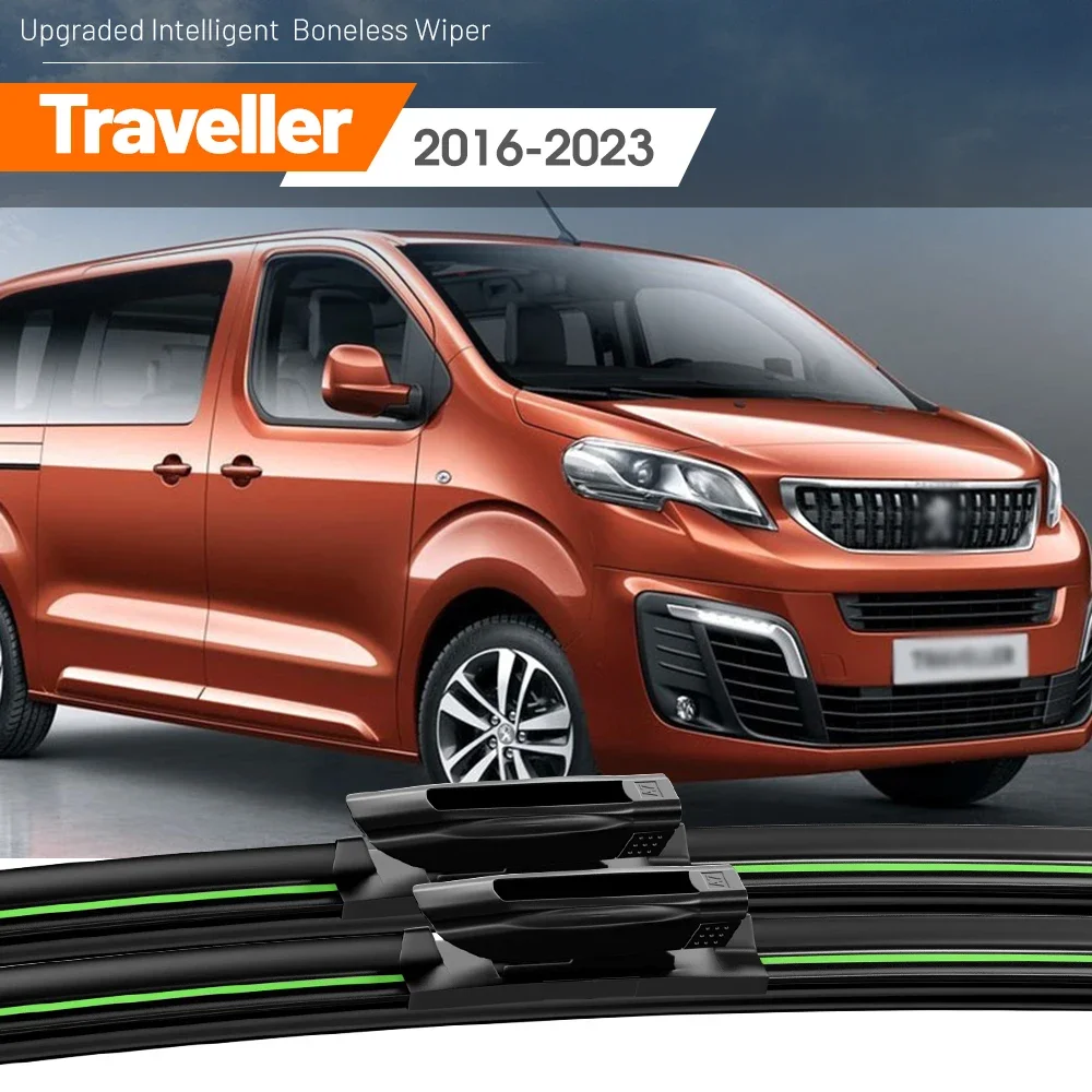 

2pcs For Peugeot Traveller 2016-2023 Front Windshield Wiper Blades 2017 2018 2019 2020 2021 2022 Windscreen Window Accessories