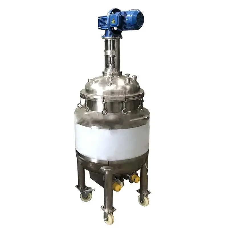 Stainless Steel 316L Cosmetic Chemical Liquid Tank Vacuum Explosion Proof Pressure Mixing Tank Reactor