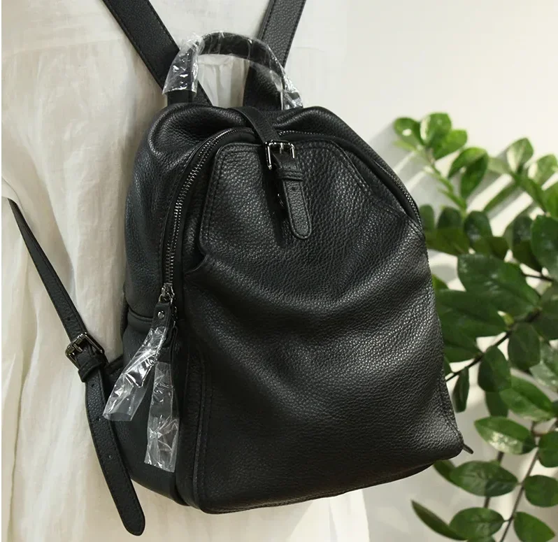 Women Genuine Leather Backpack High Quality Travel Backpack with Purse Women HOT SALE Anti Theft Backpack Big Design Backpacks