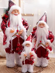60 cm Santa Claus Christmas home Santa Claus decoration doll scene Christmas tree decoration creative little doll