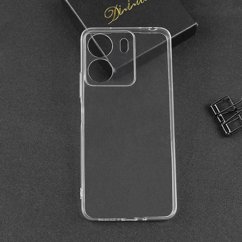 Przezroczyste etui na telefon Redmi 13C Slim Soft TPU Transaprent Clear Phone Cases On For Xiaomi Redmi 13 C Redmi13C 4G Cover