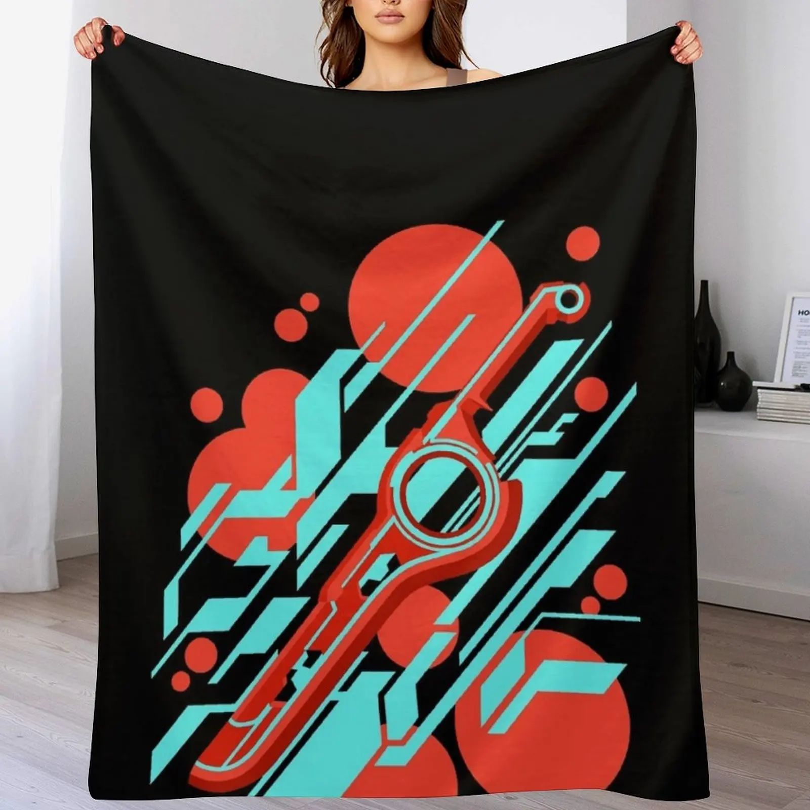 

Monado abstract Throw Blanket Thermal wednesday Soft Big Flannel Fabric Blankets