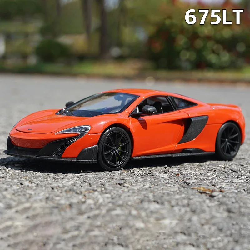 WELLY 1:24 McLaren 675LT Supercar Alloy Car Diecasts & Toy Vehicles Car Model Miniature Scale Model Car Toy