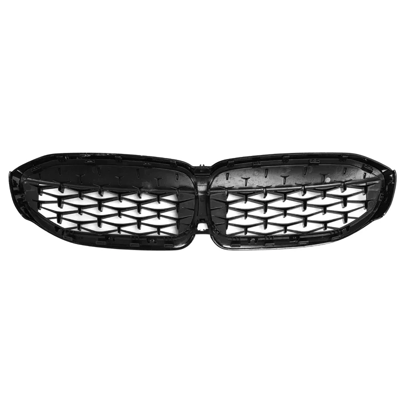 Car Front Grille Front Kidney Grill Fit  BMW 3 Series G20 G28 2019+ Carbon Fiber Grille