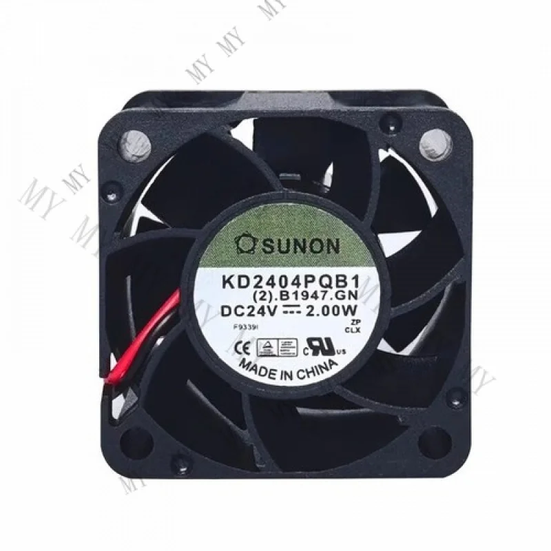 

TT FOR SUNON KD2404PQB1 DC24V 2.00W 4028 4CM 2-Wire Inverter Cooling Fan