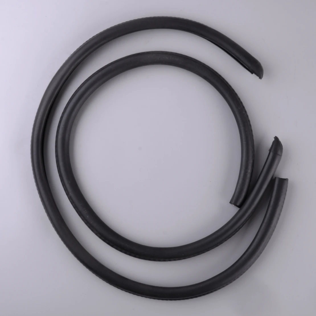 1 Pair 80cm Car B Pillar Door Rubber Seal Strip Weatherstrip Protector Soundproof