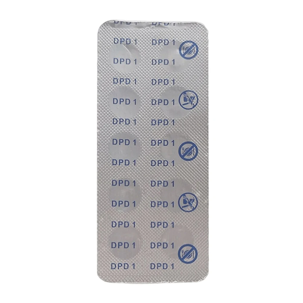 Fast Acting For Pool Test Tablets 100pcs for Water Quality Testing DPD1 for and pH Balance in For Pools and Spas