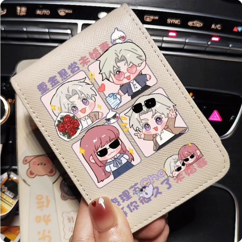 

Anime Light and Night Charlie Wallet Fold Bag Multi Card Coin Pocket Photoes Holder Fashion Kids Wallets Gift