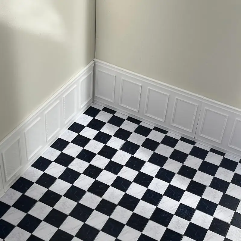 

1 шт. Аксессуары для кукольного домика: квадратная настенная панель-юбка для микро-ландшафта и витрин