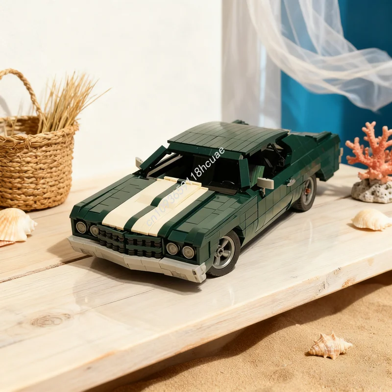 

1624pcs MOC Chevroleteed Chevelle SS Model Teamed Building Blocks Construction Christmas Gifts Creative Idea Toy Brick Birthday