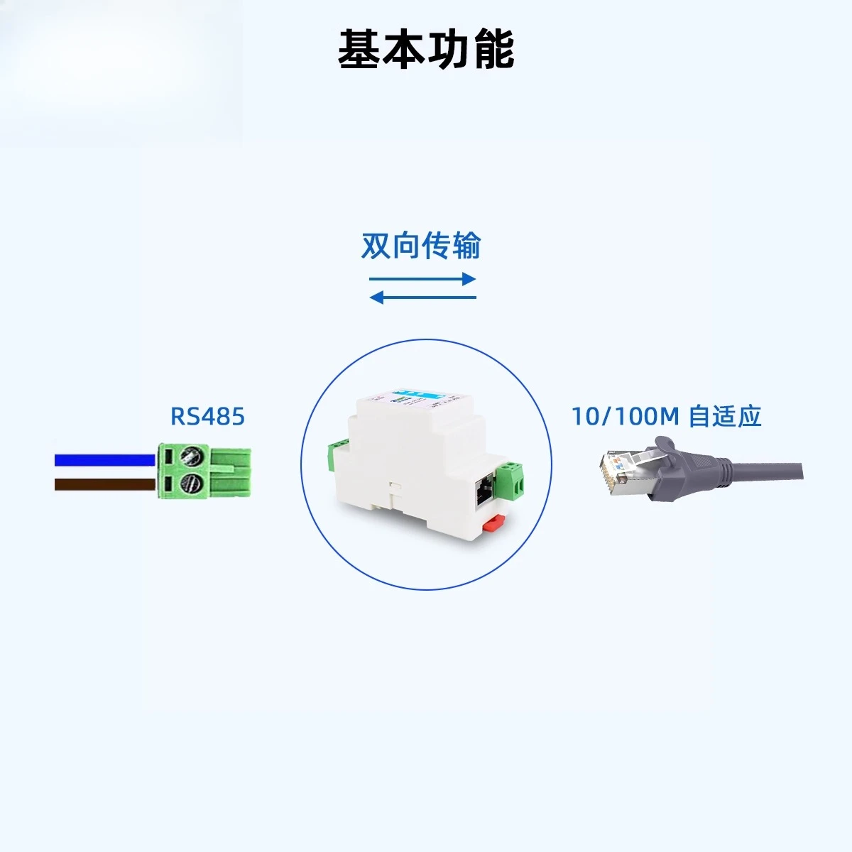 Single Serial Server 1 RS485 to Ethernet Module Modbus Gateway MQTT Serial to Network Port HTTP